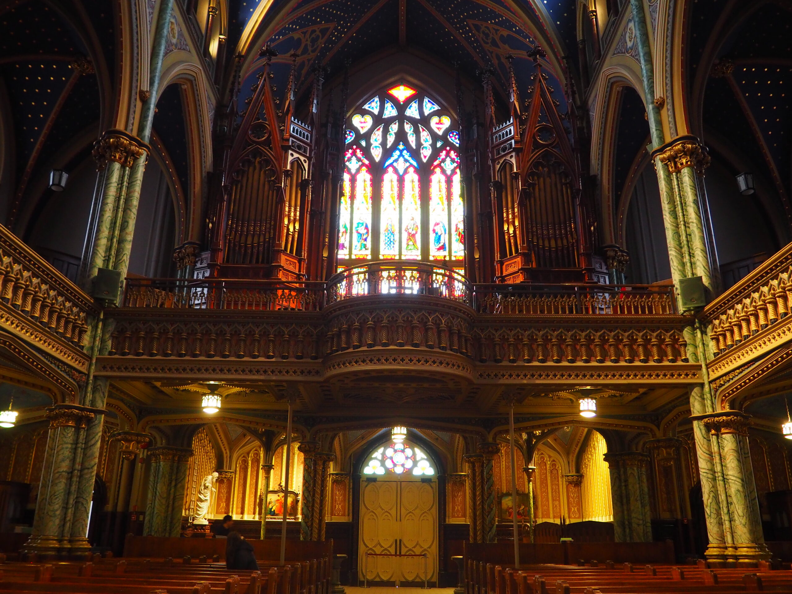 Photo of the Back of the Church and Balcony